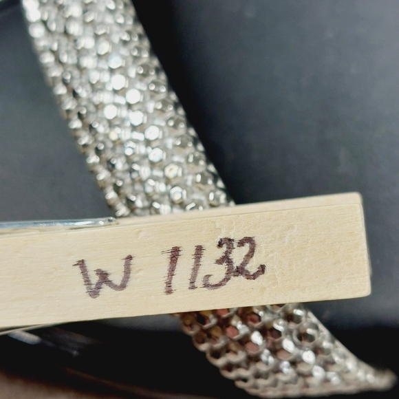 NEW Melissa Shiny Heel Black Crystal Embellished Sandals W1132 - Picture 12 of 12